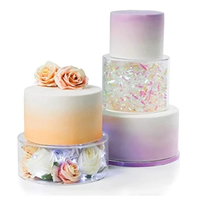 Image of Culpitt Fill A Tier Cake Dummy, Clear Tier, Round Dummy 203 x 152mm (8 6 inch)