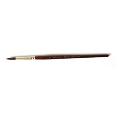 Image of The Art Shop Skipton Artmaster Acrylic Paint Brush Series 60 Round Brushes 12 Sizes (8)