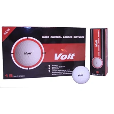 Image of Ram Voit Golf Distance White Mens Balls, 15 Balls / 1 Pack