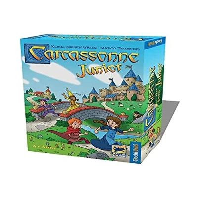 Image of Giochi Uniti GU667 Carcassonne Junior, Italian Edition, Multi Coloured