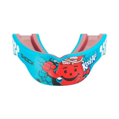 Image of Shock Doctor Gel Max Power Mouth Guard, Flavored Sports Mouthguard for Football, Lacrosse, Hockey, Basketball, Youth &amp; Adult, Kool Aid Tropical Punch