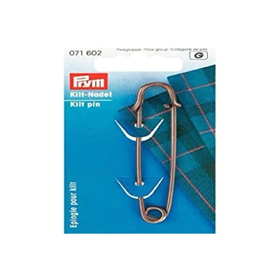 Image of Prym Kilt Pin, Brass, Gold, 76mm
