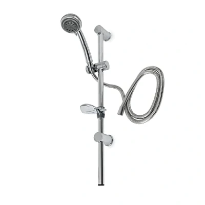Image of Blue Canyon Titan Shower Kit for Bath, Stainless Steel Kits &amp; Riser Rails, High Pressure Water Flow, Customised Bathing with 3 Mode Spray, Adjustable Handset, Chrome