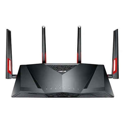 Image of ASUS DSL AC88U AC3100 Wi Fi Gigabit Modem Router, Upto 18x Speed than VDSL2, USB 3.0 for LTE/3G Connection, Media Server (BT Infinity, YouView, TalkTalk, EE and Plusnet Fibre) Black