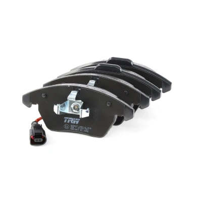 Image of 1K0698151L Brake pad set TRW COTEC GDB1550 incl. wear warning contact VOLKSWAGEN: Golf Plus / Crossgolf, CC, Caddy 3, AUDI: A1 Hatchback, A3 Sportback