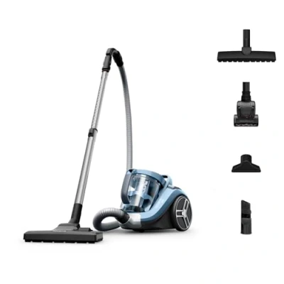 Image of Rowenta RO4871EA Compact Power XXL, Bagless Vacuum Cleaner, Blue/Silver