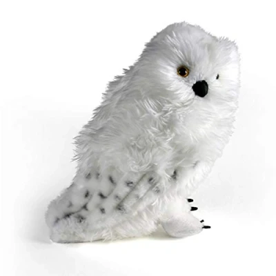 Image of The Noble Collection Hedwig Plush In Tray Officially Licensed 12in (30cm) Harry Potter Toy Dolls Snowy Owl For Kids &amp; Adults