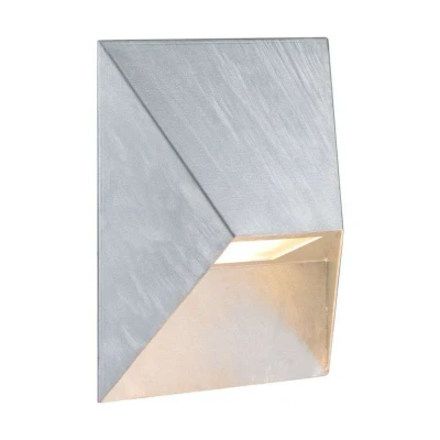 Image of Nordlux Pontio 15 outdoor wall light angular, galvanised