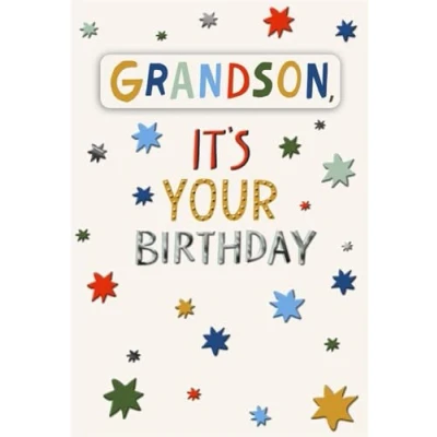 Image of Hallmark Grandson It&#039;s Your Birthday Greetings Card