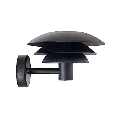 Image of Dyberg Larsen DL20 Outdoor Wall Lamp, Black