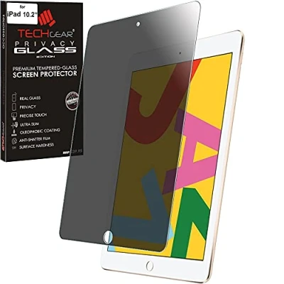 Image of TECHGEAR Anti Spy Screen Protector for iPad 10.2&quot; 2021 2020 2019 PRIVACY Glass Edition Tempered Guard Cover Designed Apple 9th 8th 7th Generation
