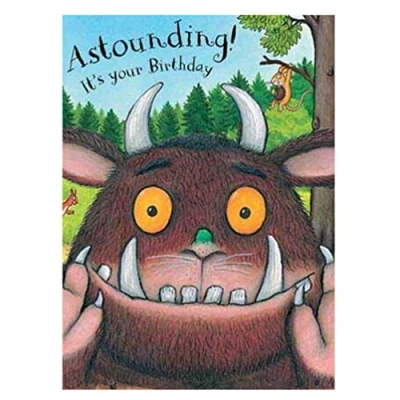 Image of The Gruffalo &#039;Astounding!&#039; Birthday Card for Any Age by Danilo GR011
