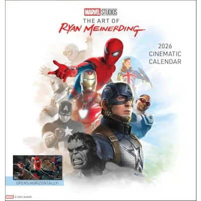 Image of Disney Marvel, Marvel Studios The Art of Ryan Meinerding Calendar 2026