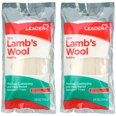 Image of Leader Lambs Wool Padding by 3 Pack (1)