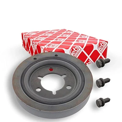 Image of 0515K1, 0515K1S1, 0515N0, 0515N0S1, 0515P5 Crankshaft Pulley FEBI BILSTEIN 36886 6PK 148mm 5 with bolts/screws PEUGEOT: Partner I Van, 206 Hatchback