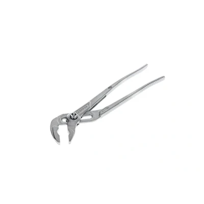 Image of GEDORE Water pump pliers, Clamping width to 38 mm, Pushbutton setting, Finger protection, Flat, Chrome plated, 142 10 C