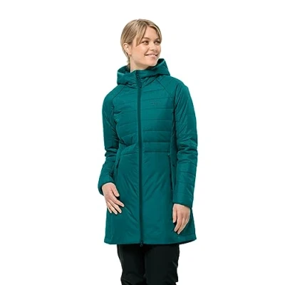 Image of Jack Wolfskin Women&#039;s Lapawa Ins Coat W, Green (sea Green), S