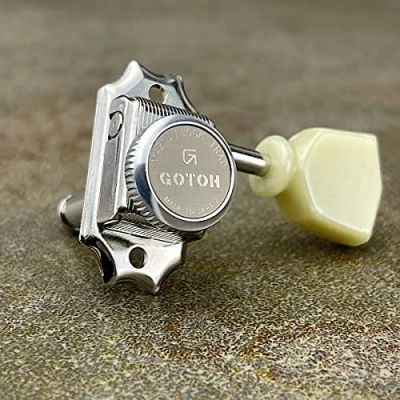 Image of Gotoh SD90 MGT 3x3 Locking Tuning Keys with Lock Knob Nickel