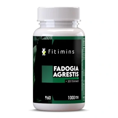 Image of Fadogia Agrestis 1000mg Sports Performance Supplement 20:1 Stem Extract Supports Athletic Performance, Lean Muscle Growth &amp; Energy 60 Vegan Capsules, 30 Day Supply Fitimins