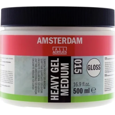 Image of Amsterdam Heavy gel medium gloss 015 jar 500 ml (24183015)