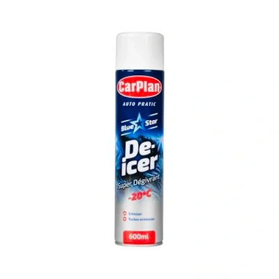 Image of CarPlan Blue Star Aerosol De icer, 600 ml (Pack of 1)