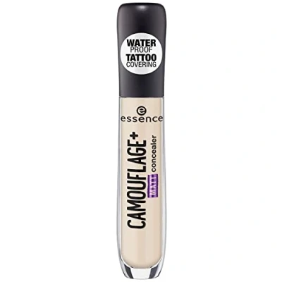 Image of essence Camouflage+ Matte Concealer, Masking Pen, Waterproof, Covers Tattoos, No. 23 Warm Sand, Nude, Matte, Vegan, Oil Free, Waterproof (5 ml)