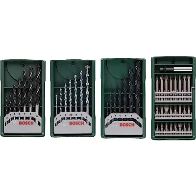 Image of Bosch 2607017071 3 Plus 1 Mini X Line Set New Drill Bits