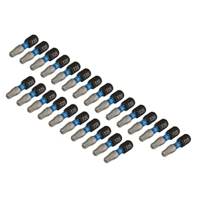 Image of Draper Expert TX STAR Impact Screwdriver Bits, T25 x 25mm, 1/4&quot; Hex (Pack of 25)