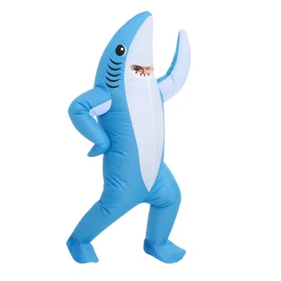 Image of Inflatable Shark Disguise Premium Quality Made of very resistant Polyester Pleasant to wear Inflating System included OriginalCup®