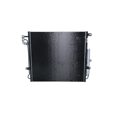 Image of JRB500030, JRB500140, LR018404 Condenser NRF 350376 with dryer, seal ring 15,5mm 10,1mm Aluminium 637mm LAND ROVER: Range Rover Sport