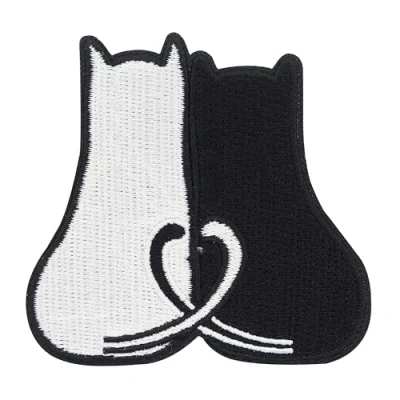 Image of Finally Home Iron On Patch Cat Love Patches, Heart Sew