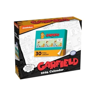 Image of Garfield 2026 Day to Calendar