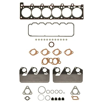 Image of 11121730885, 11129058467, 11129059240 Gasket Set, cylinder head AJUSA 52057300 with gasket, valve stem seals FIBERMAX BMW: 5 Saloon