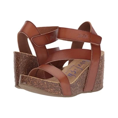 Image of Blowfish Malibu Women&#039;s Hapuku Wedge Sandal, Scotch Dyecut, 6 UK