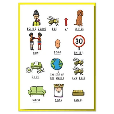Image of Can You Figure Out The Message On This Funny 30th Birthday Card?