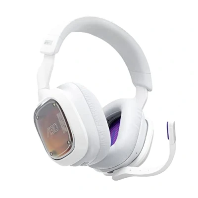 Image of Logitech G Astro A30 LIGHTSPEED Wireless Gaming Headset, Bluetooth enabled, Dolby Atmos, Detachable Boom, 27h battery, USBC charging, for PS5, PS4, Xbox, Nintendo Switch, PC, Android White