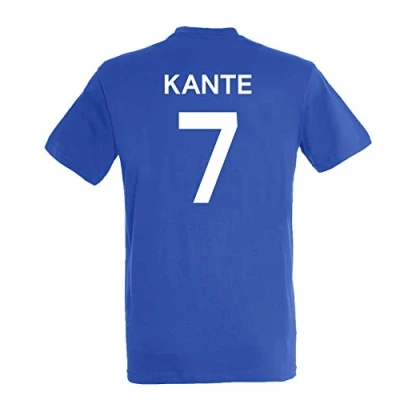 Image of Chelsea FC Official Collection N&#039;Golo Kante Men&#039;s T Shirt, mens, Blue, S