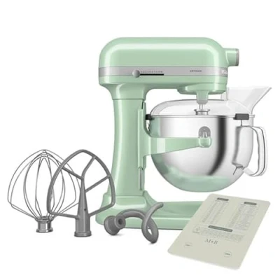 Image of KitchenAid Artisan Pistachio 5.6L Bowl Lift Food Mixer With FREE Gifts