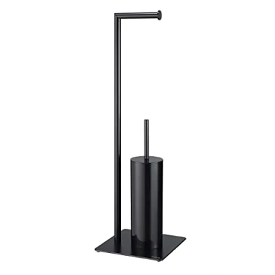 Image of Sealskin Toilet Butler, Metal, Black, 200x200x710mm