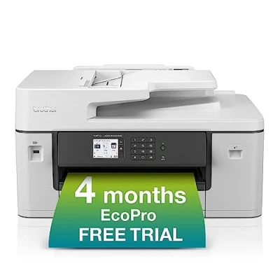 Image of BROTHER MFC J5340DWE Inkjet Printer with EcoPro Subscription Wireless Colour 4in1 (Print/Copy/Scan/Fax) A3 4 mth Free trial Automatic ink manufacturers guaranteeUK Plug