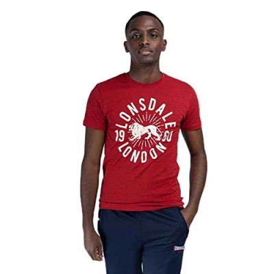 Image of Lonsdale men&#039;s t shirt normal fit WARMWELL XL