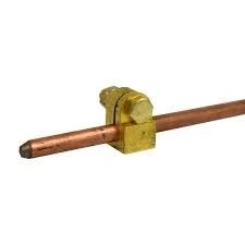Image of Earth Rod 3/8 Copper Bond and Brass Clamp