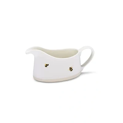 Image of Cooksmart British Designed Ceramic Gravy Boat Jug To Match All Kitchen Designs Perfect For Family Dinners &amp; Sunday Roast Bumble Bees