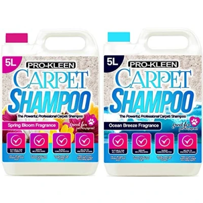 Image of Pro Kleen Professional Concentrate Carpet Shampoo Spring Bloom and Ocean Fresh Fragrances Works With all Machines