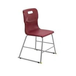 Image of Titan High Chair Size 3 445mm Seat Height Burgundy T60 BU