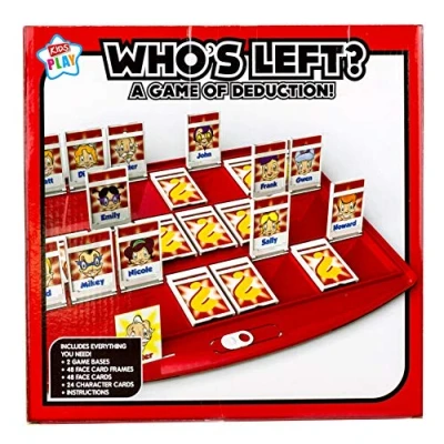 Image of Kids Play Who&#039;s Left? Game of Deduction Traditional Childrens Family Board 4+