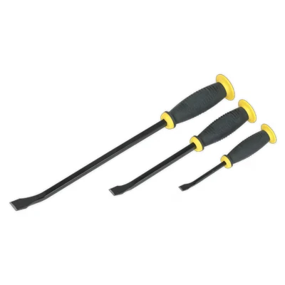 Image of Siegen Pry Bar Set with Hammer Cap 3 Piece