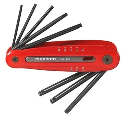 Image of Facom 89R. JM8 Game 8 Male Torx Keys TR