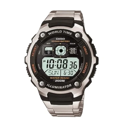 Image of Casio Mens Watch with Stainless Steel Strap AE2000WD 1AV