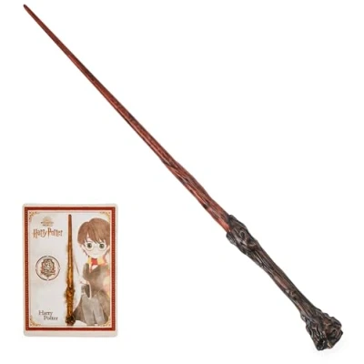 Image of Official Wizarding World, Authentic 12 inch Spellbinding Harry Potter Wand with Collectible Spell Card Kids’ Fancy Dress Role Play Toys for Ages 6 and up
